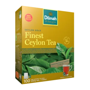 Premium Ceylon Gold Black Tea-100 Tea Bags with Tag