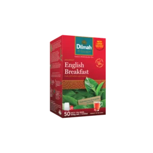 Gourmet English Breakfast Ceylon Black Tea-50 Tea Bags with Tag